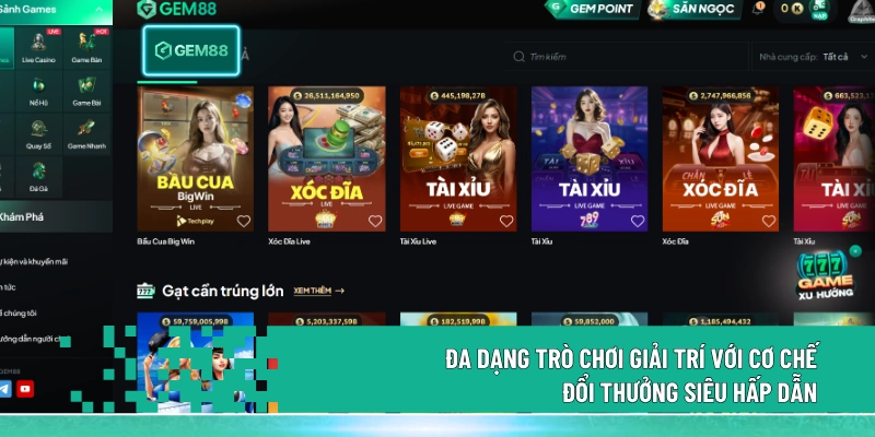 GEM88 zlcg | LINK TẢI GAME NHÀ CÁI GEM88 MỚI NHẤT WC 2026 +567k 23 Đa dạng trò chơi giải trí với cơ chế đổi thưởng siêu hấp dẫn