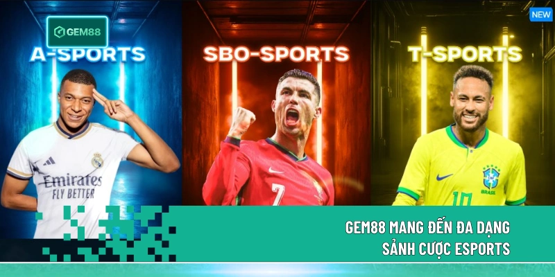 Thể Thao E-Sports - Sân Chơi Giải Trí Số 1 Tại Gem88 2 Gem88 mang đến đa dạng sảnh cược Esports